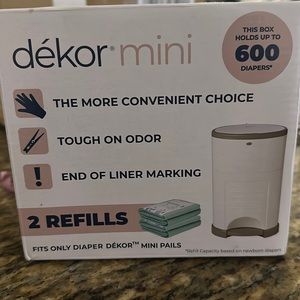 Diaper dekor mini pails